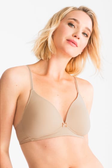 Donna - Reggiseno senza ferretti - imbottito - carne