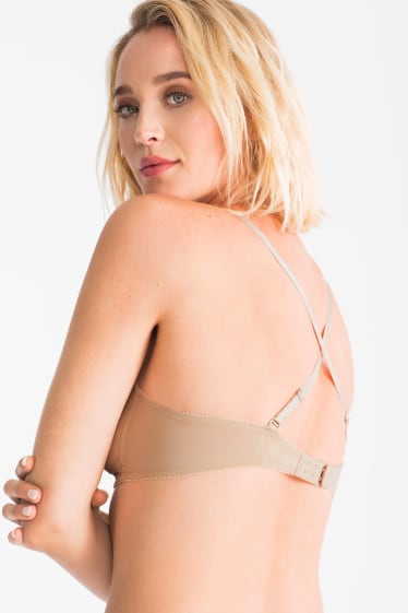 Women - Non-wired bra - padded - skin