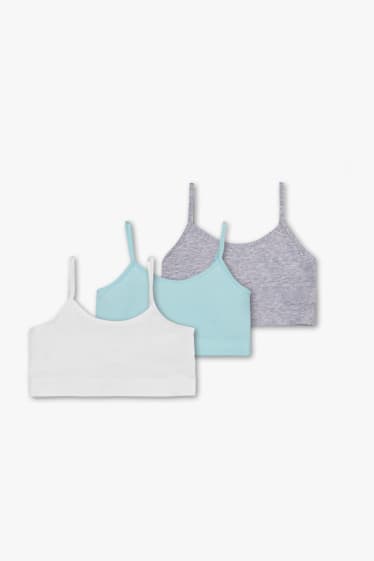 Children - Multipack of 3 - crop top - white
