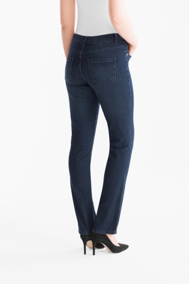 Women - Straight jeans - denim-dark blue