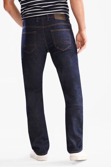Hommes - Straight jean classic fit - jean bleu foncé
