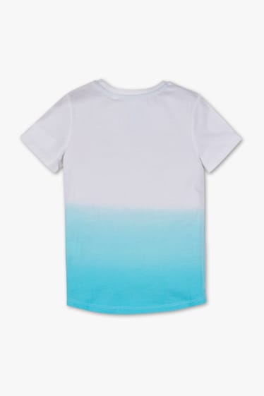 Kinder Buben - Kurzarmshirt - weiß