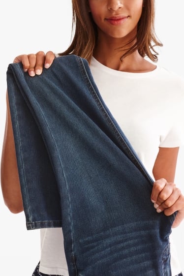 Kobiety - Skinny jeans - LYCRA® X-FIT - dżins-ciemnoniebieski