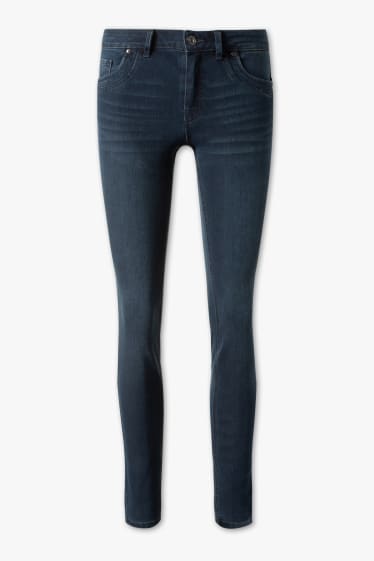 Kobiety - Skinny jeans - LYCRA® X-FIT - dżins-ciemnoniebieski