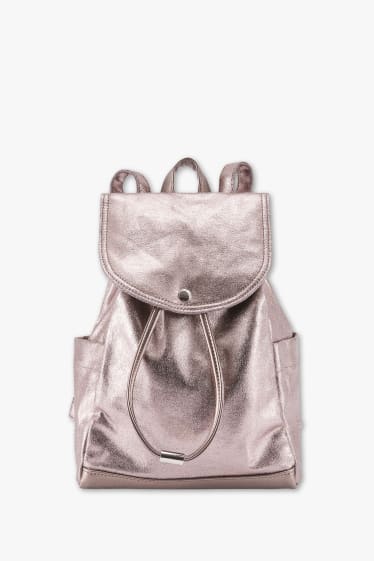 Teens & young adults - Backpack - shiny - silver