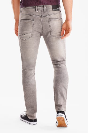 Herren - Skinny Jeans - Jog Denim - helljeansgrau