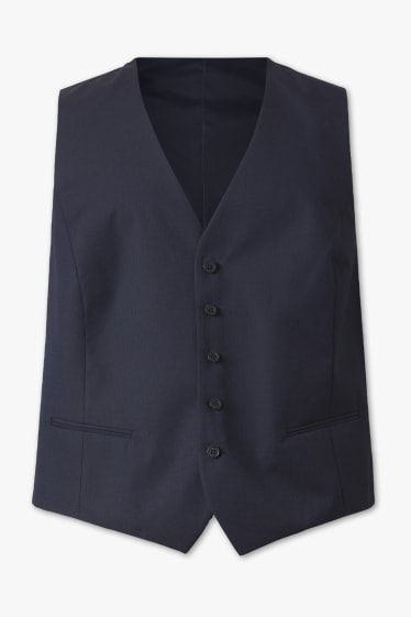 Men - Suit waistcoat  - dark blue