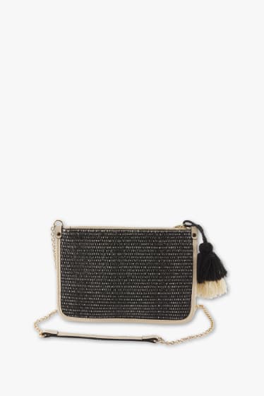 Femmes - Sac à bandoulière - noir / blanc