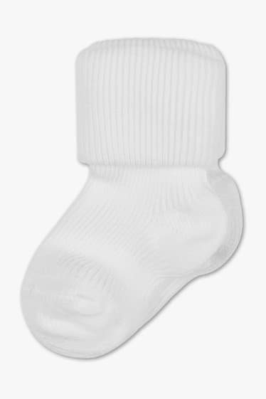 Miminka - Ponožky pro miminka - 3 párů - bílá