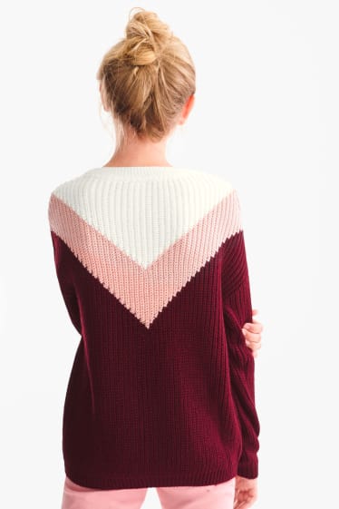Enfants filles - Pull - bordeaux