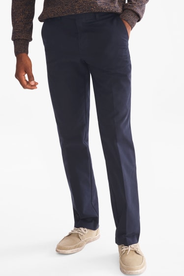 Hommes - Chino - regular fit - bleu foncé