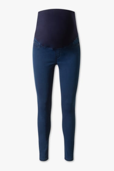 Kobiety - Jegging jeans - spodnie ciążowe - dżins-niebieski