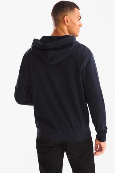 Men - Hoodie - dark blue