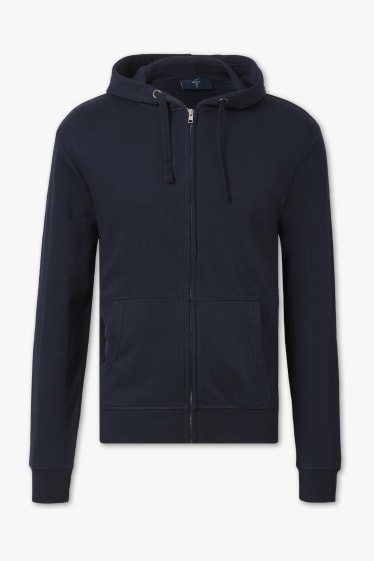 Men - Hoodie - dark blue