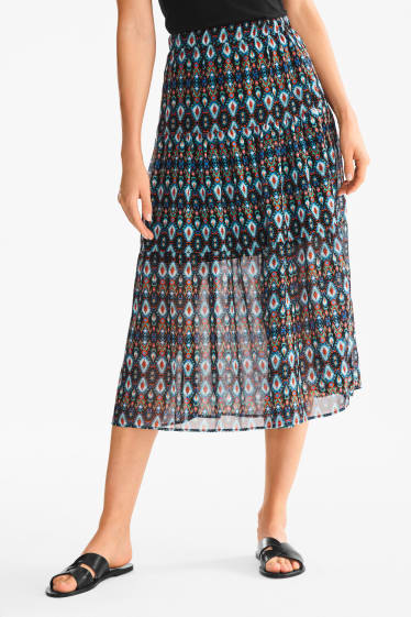 Women - Skirt - dark blue