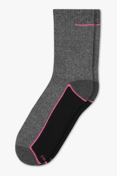 Women - Multipack of 4 - socks - light gray-melange