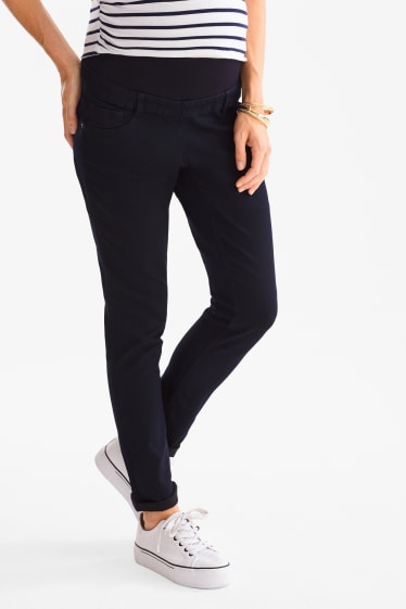 Damen - Jegging Jeans - Umstandsjeans - dunkelblau