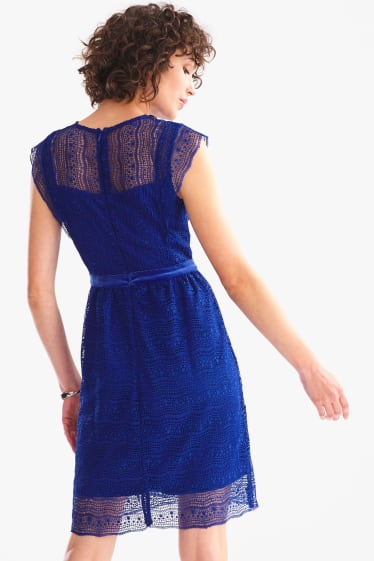 Kobiety - Sukienka Fit & Flare - niebieski
