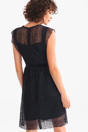 Women - Fit & flare dress - dark blue
