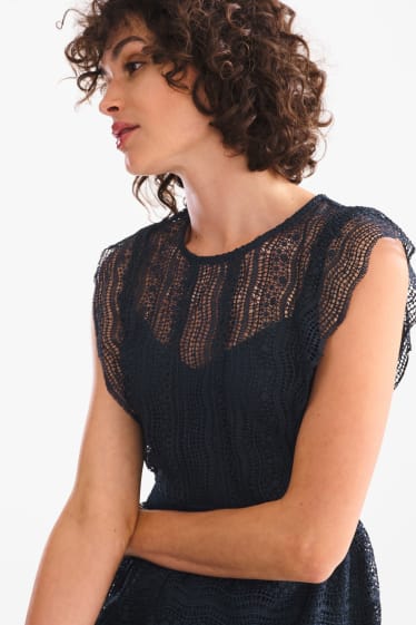Women - Fit & flare dress - dark blue