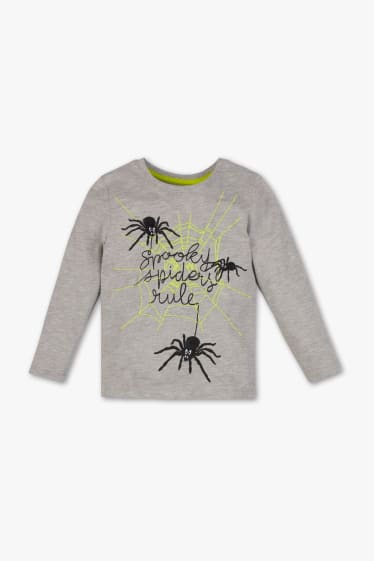 Kinderen - Longsleeve - licht grijs-mix