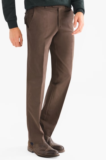 Heren - Chino - Regular Fit - lichtbruin