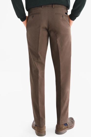 Mężczyźni - Spodnie chino - Regular Fit - jasnobrązowy