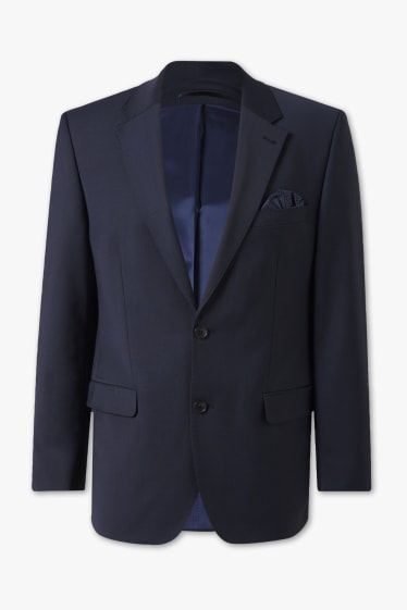 Men - Mix-and-match suit jacket - regular fit - wool blend - dark blue