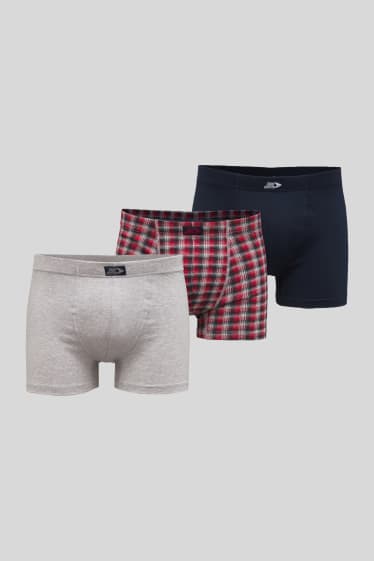 Hombre - Pack de 3 - trunks - gris claro jaspeado