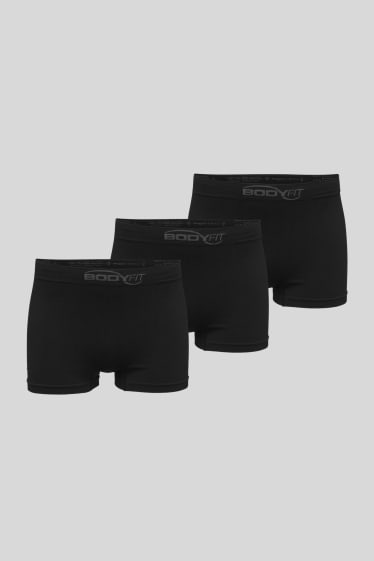 Heren - Trunks - set met 3 stuks - zwart