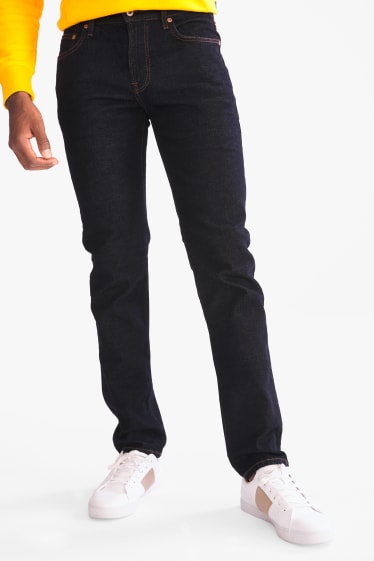 Men - Slim jeans - denim-dark blue