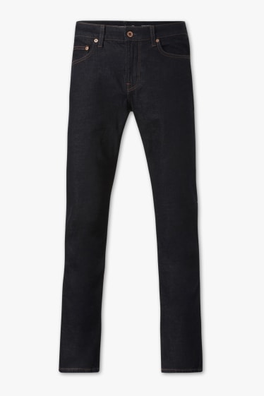 Pánské - Slim jeans - džíny - tmavomodré