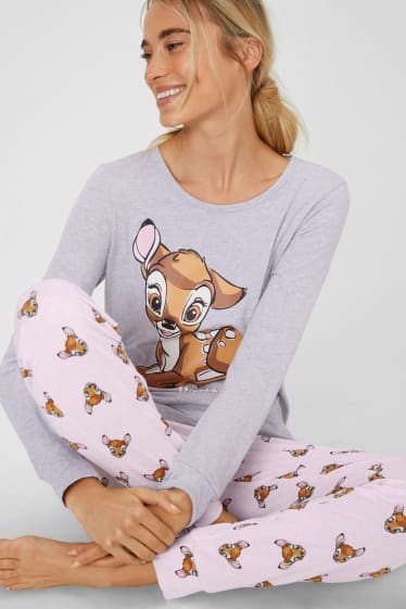 Women - Pyjamas - Disney - light gray-melange