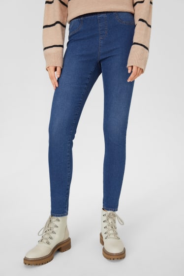 Damen - Jegging Jeans - jeansblau