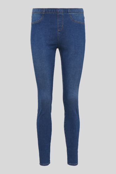 Dona - Jegging jeans - texà blau