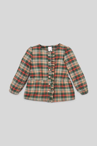 Children - Blouse - check - green