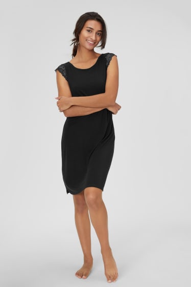 Women - Nightdress - black