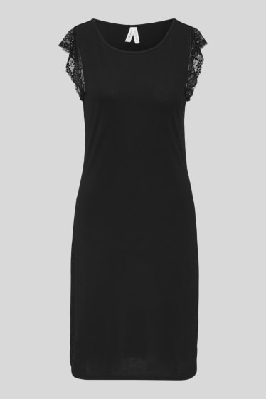 Femmes - Chemise de nuit - noir