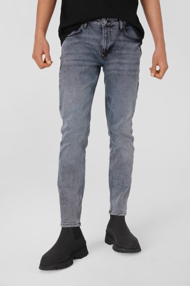 Ragazzi e giovani - CLOCKHOUSE - tapered jeans - jeans grigio scuro