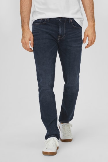 Mężczyźni - Slim jeans - dżins-ciemnoniebieski