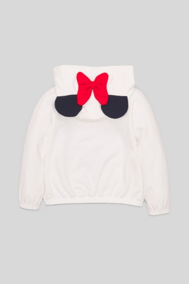 Children - Minnie Mouse - zip-through sweatshirt - shiny - cremewhite