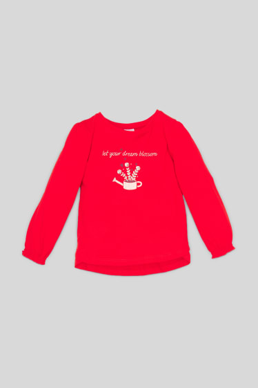 Children - Long sleeve top  - shiny - red
