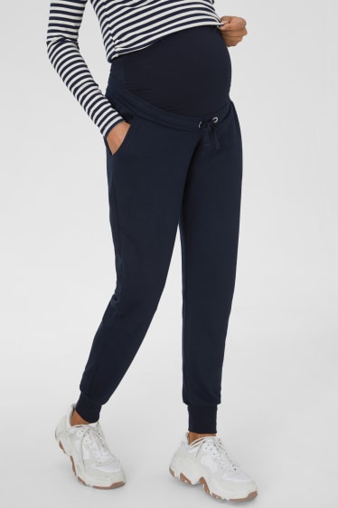 Women - Maternity joggers - dark blue