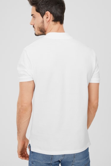 Men - Polo shirt - white