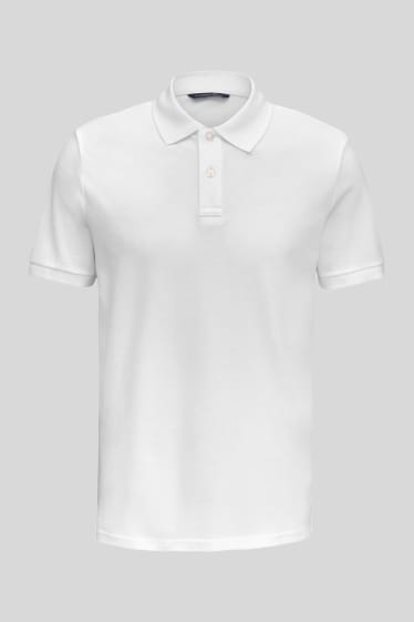 Men - Polo shirt - white