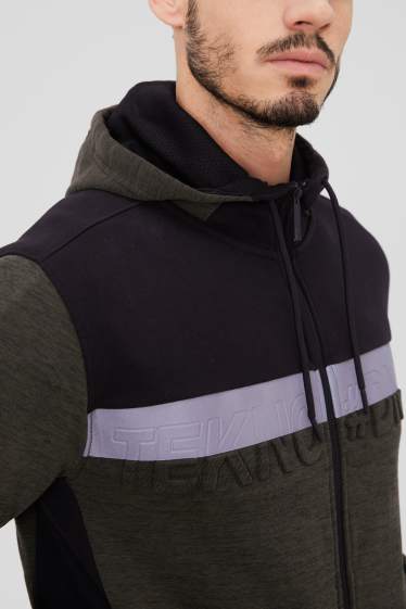 Men - Zip-through sweatshirt - green