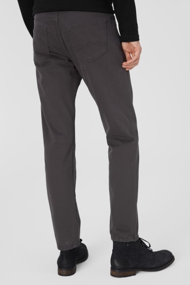 Men - Thermal trousers - regular fit - dark gray