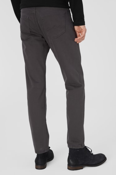 Uomo - Pantaloni termici - regular fit - grigio scuro