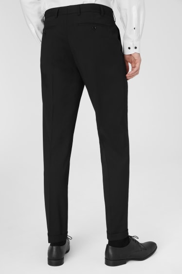 Hommes - Pantalon à coordonner - slim fit - noir