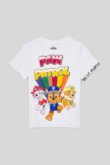 Kinder - Paw Patrol - Kurzarmshirt - weiß